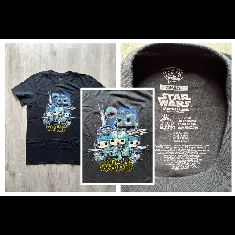 Funko Pop Tees Star Wars Death Star Small